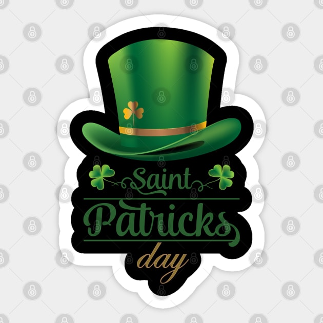 Funny Saint Patrick's Day T-Shirt Sticker by 3littleman